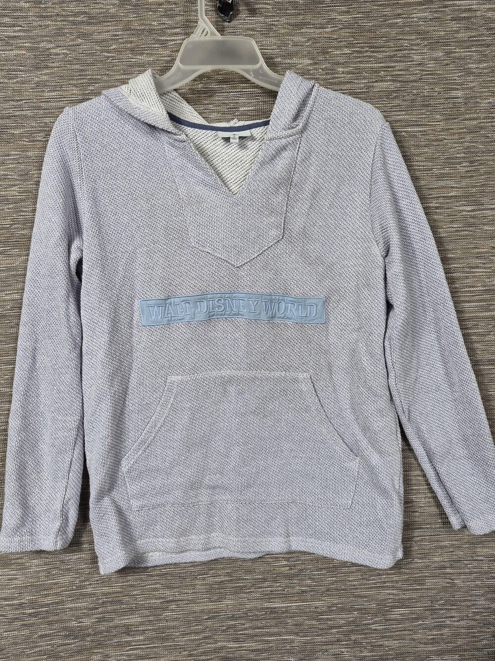 Disney Hoodie Womens Medium Purple Walt Disney World Kangaroo Pocket Pullover
